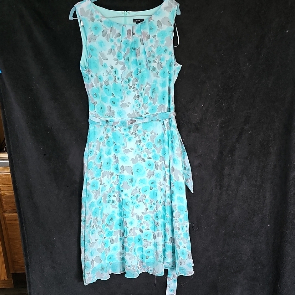 R&K Blue and White Sleeveless Sundress